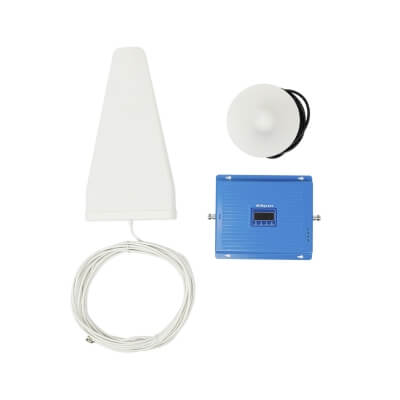 Усилитель сигнала связи Wingstel Premium Edition (обновленная модель) 900/1800/2100/2600 MHz (для 2G/3G/4G) 65 dBi, кабель 15 м., комплект-1